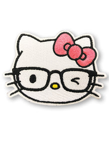 HELLO KITTY - HELLO KITTY WITH EYEGLASSES PATCH