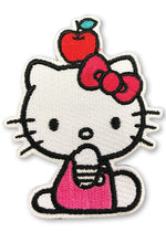 Load image into Gallery viewer, HELLO KITTY - APPLE ON THE HEAD PATCH